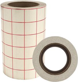 img 3 attached to Angel Crafts Transfer Paper Tape: Vinyl Application with Red Grid Lines - Self Adhesive Roll, 6" x 50ft