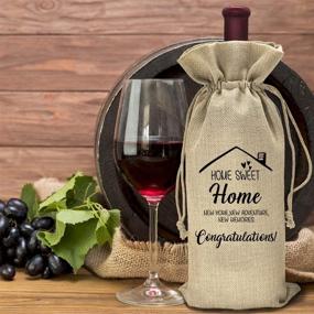 img 3 attached to 🏡 Housewarming Gifts: The Perfect First New Home House Homeowner Gift for Men, Women, Mom, Dad, Daughter, Son, Friends, Coworkers! Celebrate Sweet home, New Home, new adventure, and create new memories with our Wine Bag.