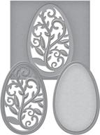 🔮 enhance your crafts with spellbinders s2-053 die d-lites filigree egg etched/wafer thin dies logo