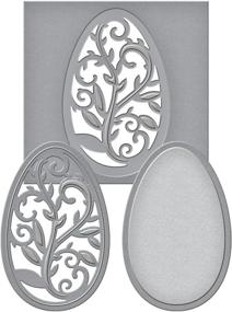 img 4 attached to 🔮 Enhance Your Crafts with Spellbinders S2-053 Die D-Lites Filigree Egg Etched/Wafer Thin Dies