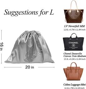 img 2 attached to 👜 OMYSTYLE Anti-Static Drawstring Handbags with Enhanced Thickness