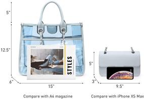 img 1 attached to Spacious Crossbody Handbag Set with Convenient Shoulder Closure - Women's Stylish Handbags & Wallets