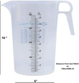 img 2 attached to 📏 Turnah Precision One Gallon Measure Pitcher - Versatile Conversion Chart - Food Grade & Durable - Ideal for Lawn, Pool Chemicals, Ag & Home Hobbies, Motor Oil & Fluids