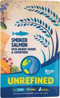 🐟 earthborn holistic unrefined smoked salmon & ancient grains dry dog food with superfoods logo