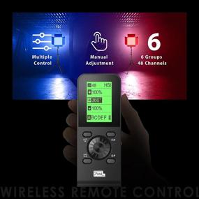 img 3 attached to Пиксельная RGB светодиодная видеолампа: 3-пакетный профессиональный световой набор с пультом, клапанной дверцей, полноцветной 360° световой панелью - идеально подходит для фотографии, портретов, видеозаписи, трансляции на YouTube - CRI 97+