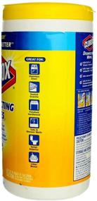 img 1 attached to 🍋 Clorox Disinfecting Wipes Lemon, 3 Packs of 75 - 225 Count: Powerful Cleaning and Germ-Killing Action