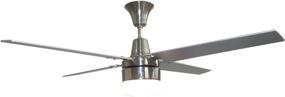 img 4 attached to 🌀 Craftmade CON48BNK4C1 Connery 48" LED Ceiling Fan with 4 Blades - Brushed Polished Nickel