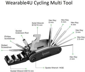 img 1 attached to 🚲 Набор Wearable4U Garmin Bike Speed and Cadence Sensor 2 с многофункциональным инструментом