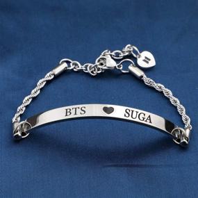 img 2 attached to 🎁 BTS Bangtan Boys Love Yourself Chain Bracelet: The Perfect Gift for BTS Fans and Army!