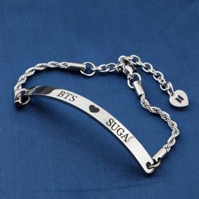 img 3 attached to 🎁 BTS Bangtan Boys Love Yourself Chain Bracelet: The Perfect Gift for BTS Fans and Army!