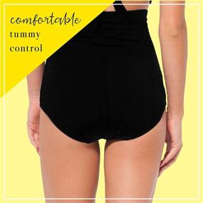 img 2 attached to 👙 Anne Cole Women's Color Blast Solids Super High Waist Shape Control Bikini Bottom: Flattering and Functional Swimwear for Stylish Ladies