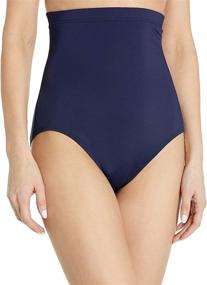 img 4 attached to 👙 Anne Cole Women's Color Blast Solids Super High Waist Shape Control Bikini Bottom: Flattering and Functional Swimwear for Stylish Ladies