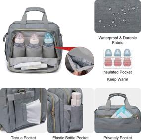 img 1 attached to Backpack Bassinet Portable Multi Functional Waterproof