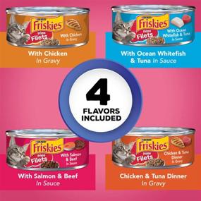 img 3 attached to 🐱 Purina Friskies Wet Cat Food Variety Pack - Surfin' & Turfin' Prime Filets Favorites: A Selection of (40) 5.5 oz. Cans