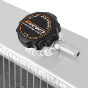 img 1 attached to Mishimoto MMRAD-WRA-87 Performance Aluminum Radiator for Jeep Wrangler YJ/TJ 1997-2006: Enhance Cooling Efficiency and Performance