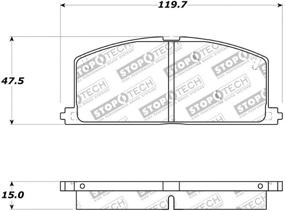 img 2 attached to Улучшите тормозные характеристики с помощью колодок StopTech 309.02420 Sport: шимы и крепеж включены.