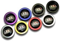 🚀 high performance billet honda cam seal - gun metal (version 2 w/logo insert) logo