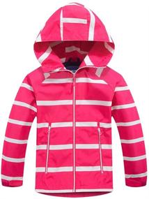 img 3 attached to 🧥 TLAENSON Kids Jackets: Warm & Waterproof Hooded Raincoats for Boys & Girls