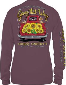 img 3 attached to Simply Southern Look T Shirt Iris Men's Clothing