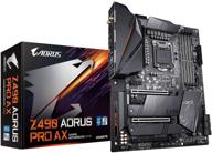 💪 powerful and feature-packed gigabyte z490 aorus pro ax gaming motherboard - intel lga1200, z490, atx, dual m.2, sata 6gb/s, usb 3.2 gen 2, intel wifi 6, 2.5g lan logo