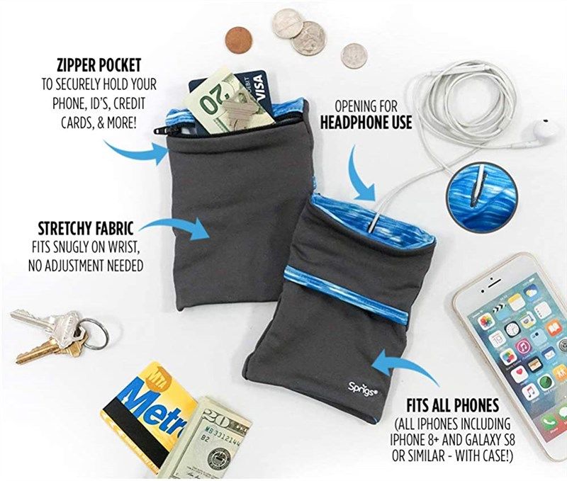 sprigs banjees pocket wrist wallet boys' accessories and wallets & money organizers 로고