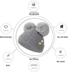 img 3 attached to 🧣 Stay Cozy in Style with ACTLATI Beanie Buttons Winter Holder for Boys' Cold-Weather Accessories