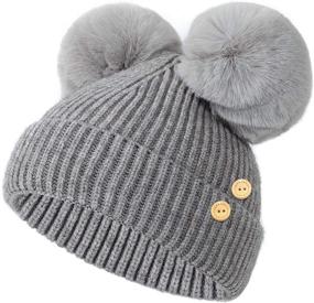 img 2 attached to 🧣 Stay Cozy in Style with ACTLATI Beanie Buttons Winter Holder for Boys' Cold-Weather Accessories