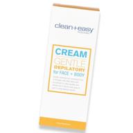 gentle depilatory cream for facial and full body hair removal | clean + easy | removes any hair type efficiently | long-lasting hair-free results | ideal for sensitive skin | 4 oz 1-pack logo