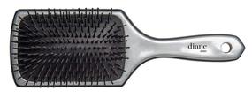 img 2 attached to D1037 Diane Large 13 Row Silver Cushion Paddle Brush - Improved SEO