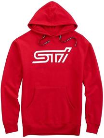 img 1 attached to 👕 Subaru STI Hooded Hoodie Sweatshirt - Official Genuine WRX Racing JDM New (Large)