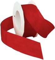 morex ribbon taffeta 2 inch 22 yard crafting logo