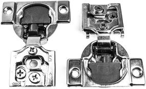 img 1 attached to 🔧 Berta (2-pack) 1/2 inch Overlay Face Frame Soft Close Hinges, 105 Degree 6-Ways 3-Cam Adjustment Concealed Kitchen Cabinet Door Hinges with Screws