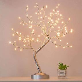 img 1 attached to LED Bonsai Tree String Lights - Battery/USB Operated Tree Lights for Indoor Decoration and Gifting