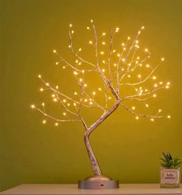 img 4 attached to LED Bonsai Tree String Lights - Battery/USB Operated Tree Lights for Indoor Decoration and Gifting