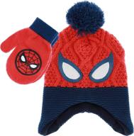 🧤 cozy marvel spider man winter mittens for toddlers - essential boys' accessories for cold weather! logo