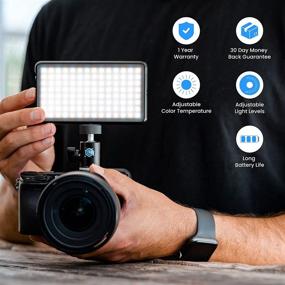 img 3 attached to Lume Cube Biocolor Mountable LED Light: Professional DSLR Camera Accessory with Panel Go + DSLR Mount, Adjustable Brightness, Intelligent LCD Display, Extended Battery Life, Ideal for Content Creation and Video Shooting - Mount Included