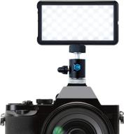 lume cube biocolor mountable led light: professional dslr camera accessory with panel go + dslr mount, adjustable brightness, intelligent lcd display, extended battery life, ideal for content creation and video shooting - mount included logo