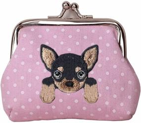 img 1 attached to CHIHUAHUA Embroidered Puppy Buckle Wallet Boys' Accessories