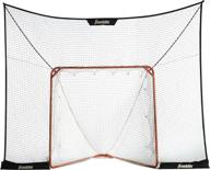 🥍 franklin sports lacrosse goal backstop – 12' x 9' fibertech lax backstop compatible with most official size 72" goals – indoor/outdoor lacrosse play – fast assembly & disassembly logo