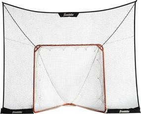 img 3 attached to 🥍 Franklin Sports Lacrosse Goal Backstop – 12' x 9' FiberTech LAX Backstop Compatible with Most Official Size 72" Goals – Indoor/Outdoor Lacrosse Play – Fast Assembly & Disassembly