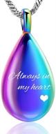 yinplsmemory teardrop keepsake necklace cremation logo