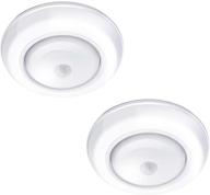 🌟 toowell motion sensor ceiling light battery operated - wireless activated led light for indoor use - 180 lumen - 2 pack логотип