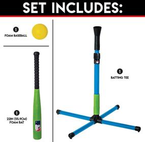 img 3 attached to ⚾️ Franklin Sports Youth Batting Tee - Baseball & Teeball Kids Practice Hitting Tee - Adjustable Height Training Tee - XT Tee - 23-33 Inches