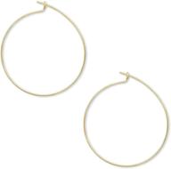 🔗 set of 24 gold round wire hoop findings: 1 inch - ideal for earrings &amp; wine glass charms logo