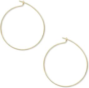 img 1 attached to 🔗 Set of 24 Gold Round Wire Hoop Findings: 1 inch - Ideal for Earrings &amp; Wine Glass Charms