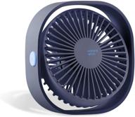 🌬️ stay cool anywhere with mateprox mini usb desk fan [snow series] - small, quiet, and powerful cooling for office, home, and travel (blue) logo