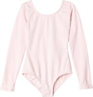 capezio girls' long sleeve leotard classic fit логотип