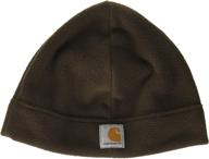 🧢 stay warm and fashionable with carhartt men's fleece hat logo