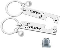 🔑 sparkling friendship keychains: perfectly matching keychain jewelry logo