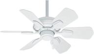 31-inch casablanca wailea snow white finish indoor/outdoor ceiling fan with pull chain control by hunter fan company 59523 логотип